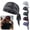 Black, variant on Cooling Skull Cap Helmet Liner – Breathable Sweat-Wicking Bandana Head Wrap for Men & Women, Paisley.(Black)