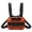 Orange, variant on NANMELX Tactically Fishing Vest Fishing Tackle Backpack Light Weight Chest Pack Adjustable Outdoor Travel Fishing Pouches