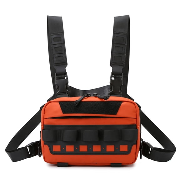 Adjustable Fishing Vest Outdoor Fishing Vest Tackle Bag Light Weight Chest Pack Fishing Tackle Backpack