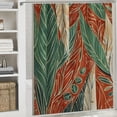 thumbnail image 6 of Orinice Decorative Bath Curtain Succulent Beauty Tropical Flowers Tonal Jungle Leaves Bird Paradise Nature Botanical Design Spring Waterproof Shower Curtain Bathroom Accessories  60x72, 6 of 7
