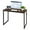 Coffee, variant on Giantex 40” Home Office Computer Desk, Modern Simple Writing Study Desk, Metal Frame Gaming Desk, Laptop PC Workstation, Black