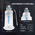 thumbnail image 5 of Purewell Collapsible Squeeze Bottle Water Filter System 650ml for Trail Running, Through Hiking, Travel, Cycling, and Fishing white, 5 of 9