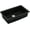 Black, variant on Karran QU-812 Undermount 32.5 in. Large Single Bowl Quartz Kitchen Sink in Concrete
