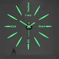 thumbnail image 6 of Frameless Wall Clock, Large Modern 3D Mirror Wall Clock Mute Diy Wall Stickers For Living Room Bedroom Home Decoration, 6 of 9