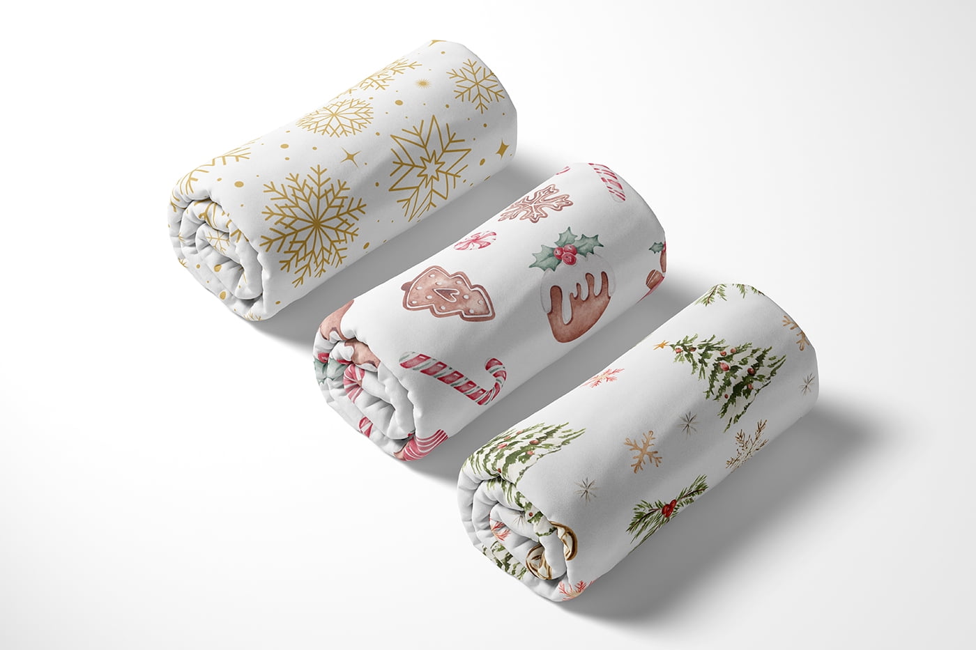 Sweet Jojo Designs Christmas Holiday Boy, Girl, Unisex/Gender Neutral Fitted Crib Sheets Set 3 Piece