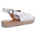 thumbnail image 3 of JUSTINREESS Annabelle Women's Back Strap Espadrille In White Size 10, 3 of 6
