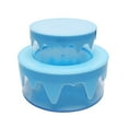 thumbnail image 2 of Cake Shape Storage Boxes  Set of 2  Double Layers  DIY  Transparent  Storage  Smooth Edge Hairpin Sundries Storage Cases  Household Stuffs, 2 of 8