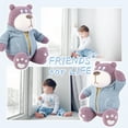 thumbnail image 6 of Shininglove Hansbear 13.8in Dressed Teddy Bear, Cute Stuffed Animal with Removable Zip-up Jacket for Boys Girls, Plush Toy for Birthday Christmas, 6 of 6