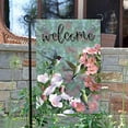 thumbnail image 2 of Welcome Garden Flags 12x18 Inch Double Sided,Yard Flags Spring Summer Garden Decor for Outside,Hummingbird Flower Yard Decorations for Home Outdoor, 2 of 6