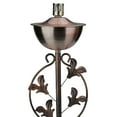 thumbnail image 4 of Northlight 64.5" Floral Motif Garden Oil Lamp Outdoor Patio Torch - Brushed Copper, 4 of 5