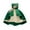 Green, variant on WMQPNNS Girls Dresses Embroidered Satin Gowns Toddler Evening Dresses Flower Girls Wedding Formal Party Midi Dress for Age 5-6 Years,