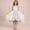 White, variant on Girls Princess Party Dress with Shoulder Rose, Sleeveless Flower Girl Gown for Wedding Birthday Pageant, Elegant Tulle Net Skirt for Special Occasions, Age 2-12 Years White 130