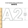 thumbnail image 2 of FreshCut Crafts Bulletin Board Letters & Numbers, White, 3in, 209 Pieces, 2 of 5