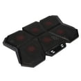 thumbnail image 2 of Laptop Cooler 6 High Speed Silent Adjustable Fans 2600RPM 12 RGB Modes with LED Screen for 12in To 17in Laptops, 2 of 14
