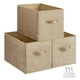 thumbnail image 1 of Juego de 3 cestas de almacenamiento SONGMICS de tela, color beige arena, 45 L, 1 of 6
