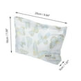 thumbnail image 2 of Unique Bargains 1 Pc Butterfly Print Drawstring Makeup Bag for Vacation Business Travel Polyester blue, 2 of 6