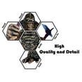 thumbnail image 5 of Njube King Kong with Ax vs Godzill Action Figure 6.5” Fight Mode Gorilla Ape Solid Wild Movie Series, 5 of 6
