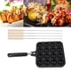 thumbnail image 3 of Takoyaki Pan Cocinar Hornear Molde Bandeja Fácil De Limpiar Aluminio Fundido Redondo Panqueques Estufa De Gas Horno Eléctrico Ergonómico [Cocina Casera], 3 of 7