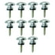 thumbnail image 1 of 10 Piezas Yuyangstore Guitarra Acústica Bajo Correa Bloqueo Pasadores Clavijas Botones Plata, 1 of 7