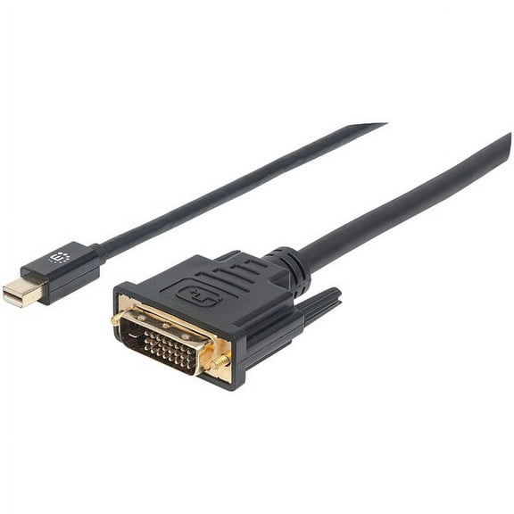 Manhattan® Manhattan® Mini Displayport? 1.2a Male To Dvi 24 1 Male Cable, 6ft