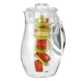 thumbnail image 3 of 2.8L Glass Fruit Infuser Water Pitcher with Removable Lid, High Heat Resistance Infusion Pitcher for Hot/Cold Water, Flavor-Infused Beverage & Iced Tea, 3 of 10