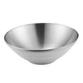 thumbnail image 3 of Cuenco de Acero Inoxidable, Cuenco para Amasar, Cuenco para Cocinar, Recipiente para Alimentos, Cuenco para Sopa de Fideos de Doble Capa, Cuenco para 22cm Plata, 3 of 8