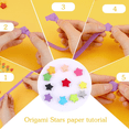 thumbnail image 2 of 1350 Sheets Origami Stars Papers, Double Sided Colors Decoration Paper Strips for Paper Arts Crafts, 2 of 5