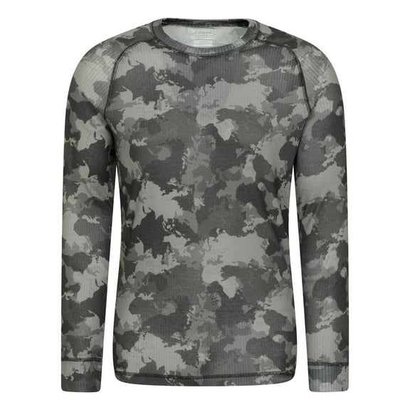 Mountain Warehouse Mens Talus Camouflage Thermal Top