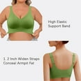 thumbnail image 5 of Fsqjgq Bras for Women Underwear Wireless Bras for Women Gym Bralettes Black Tank Top Woman Adjustable Pull and Drop Large Size Underwear Gathering Sports Bra Without Steel Rings Wireless Bras, 5 of 7