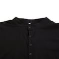 thumbnail image 3 of Chemise Homme Col Montant Chemise Manches Longues Blouses Homme, 3 of 6