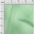 thumbnail image 2 of oneOone Rayon Green Fabric Geometric Craft Projects Decor Fabric Printed By The Yard 56 Inch Wide, 2 of 4