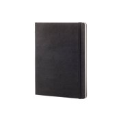 Moleskine Classic Notebook, Hard Cover, XL (7.5 x 9.75), Squared, Black