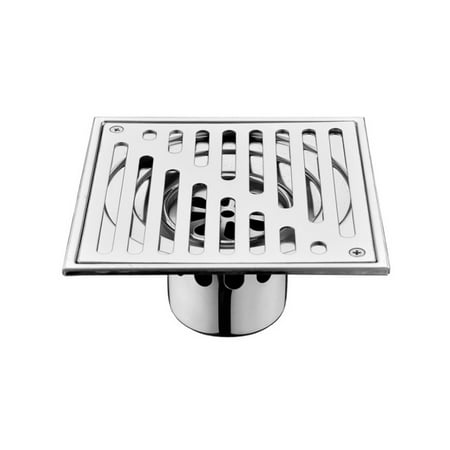 

TINYSOME Stainless Steel Shower Square Drain Plug Cover Anti-Odor Bathroom Floor Strainer