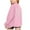 Pink, variant on Faith Over Fear Hoodie Youth Kids Trendy Cute Christian Letter Print Sweatshirts Oversized Graphic Pullover Tops