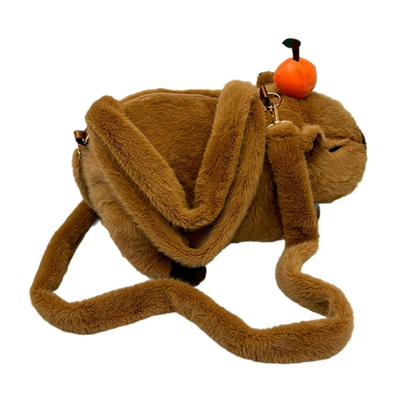 yuksok Capybara Crossbody Bag Casual Adjustable Shoulder Strap Pouch Women Shoulder Bag