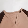 thumbnail image 6 of Krdevn Men's Knit T Shirt Contemporary Athletic Fit Raglan Sleeve Daily Casual Wear Comfortable Stretchable Top for Outdoor Activities and Work,XL, 6 of 6