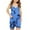 Dark Blue, variant on Odeerbi 5-14 Years Kids Girls Summer Jumpsuit Cute Tie-Dye Camisole Romper Casual Breathable Comfortable Overalls Bib Overall Shorts with Pockets