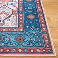 thumbnail image 6 of SAFAVIEH Arizona Merrilyn Oriental Machine Washable Area Rug, Rust/Navy, 5' x 8', 6 of 14