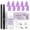 Purple, variant on Saviland Gel Nail Polish Remover Tools Kit - 250ML Gel Nail Polish Remover ,Nail Clips ,Cuticle Pusher ,500Pcs Cotton Pad