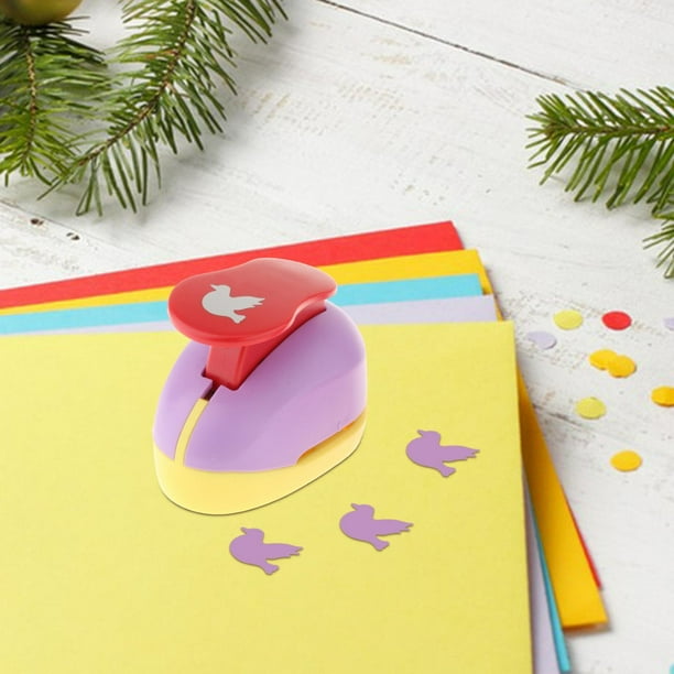 Perforadora de papel para niños, perforadora de papel para ahorro de trabajo, perforadora de manualidades, perforadora de papel para álbum de recortes Paloma