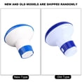 thumbnail image 3 of S or M Blue and White Floating  Dispenser for Swimming Pool and Spa, Sturdy and Durable PVC Construction, Adjustable  Design, Great for Small Pools, Etc, 3 of 7
