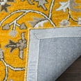 thumbnail image 3 of SAFAVIEH Bella Kade Floral Medallion Wool Area Rug, Gold/Taupe, 5' x 5' Round, 3 of 5