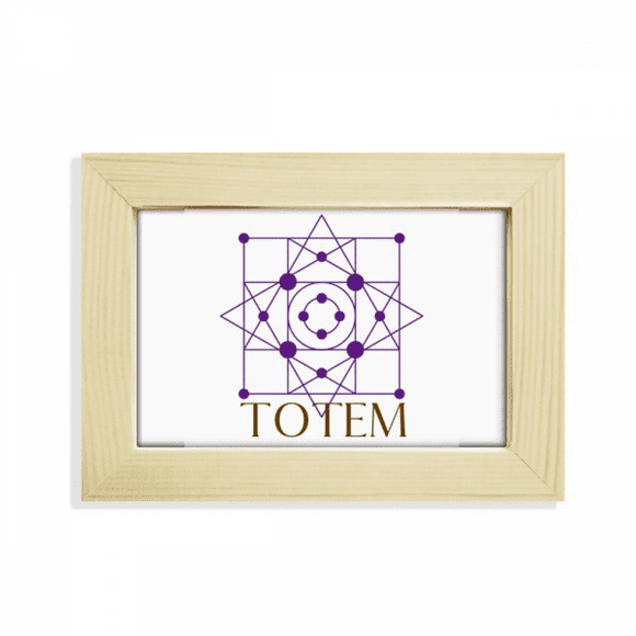Center Circle Square Line Desktop Decorate Photo Frame Picture Art Painting 5x7 inch