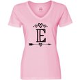 thumbnail image 3 of Inktastic Letter E Monogram Tribal Arrow Women's V-Neck T-Shirt, 3 of 5