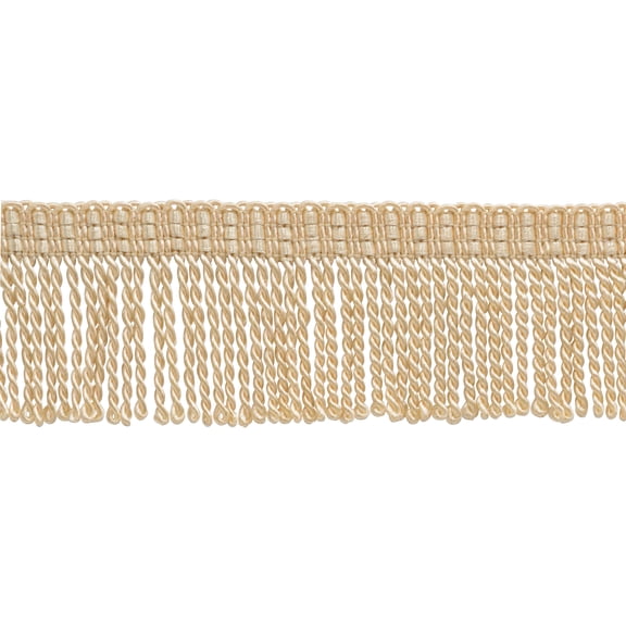 2" (5cm) Basic Trim Collection Thin Bullion Fringe Trim # BFT2,, Light Peach Pink #E15 (Light Salmon Peach) Sold By The Yard (36"/3 ft/0.9m)