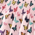 thumbnail image 6 of ASFGIMUJ Flower Girl Dress Long Sleeve Butterfly Prints Princess Dress Dance Party Dresses Clothes Princess Dresses For Girls,Size 5 Years—6 Years, 6 of 8