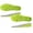 Green3 2PCS, variant on shqvo Steppers Insoles, Cloud Insoles Men Women 4D Soft Memory Foam Upgrade Trim to Fit Steppers Insoles Elastic Cloud Breathable Insoles for Women