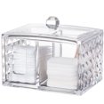 thumbnail image 1 of Cotton Pad Box Creative Clear Multipurpose Cotton Pad Organizer Makeup Organizer, 1 of 8