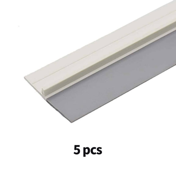 ICERUN 2026 New 3 Pcs Door Stoppers for Bottom of Door,Pvc Material Draft Stopper,Block Insects and Shade the Light Door Seal,Gray