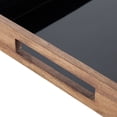 thumbnail image 5 of Kate and Laurel Ehrens Decorative Wood Tray, Natural/Black 13x17, 5 of 9